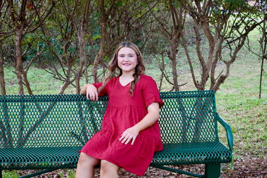 Flutter tiered Dress