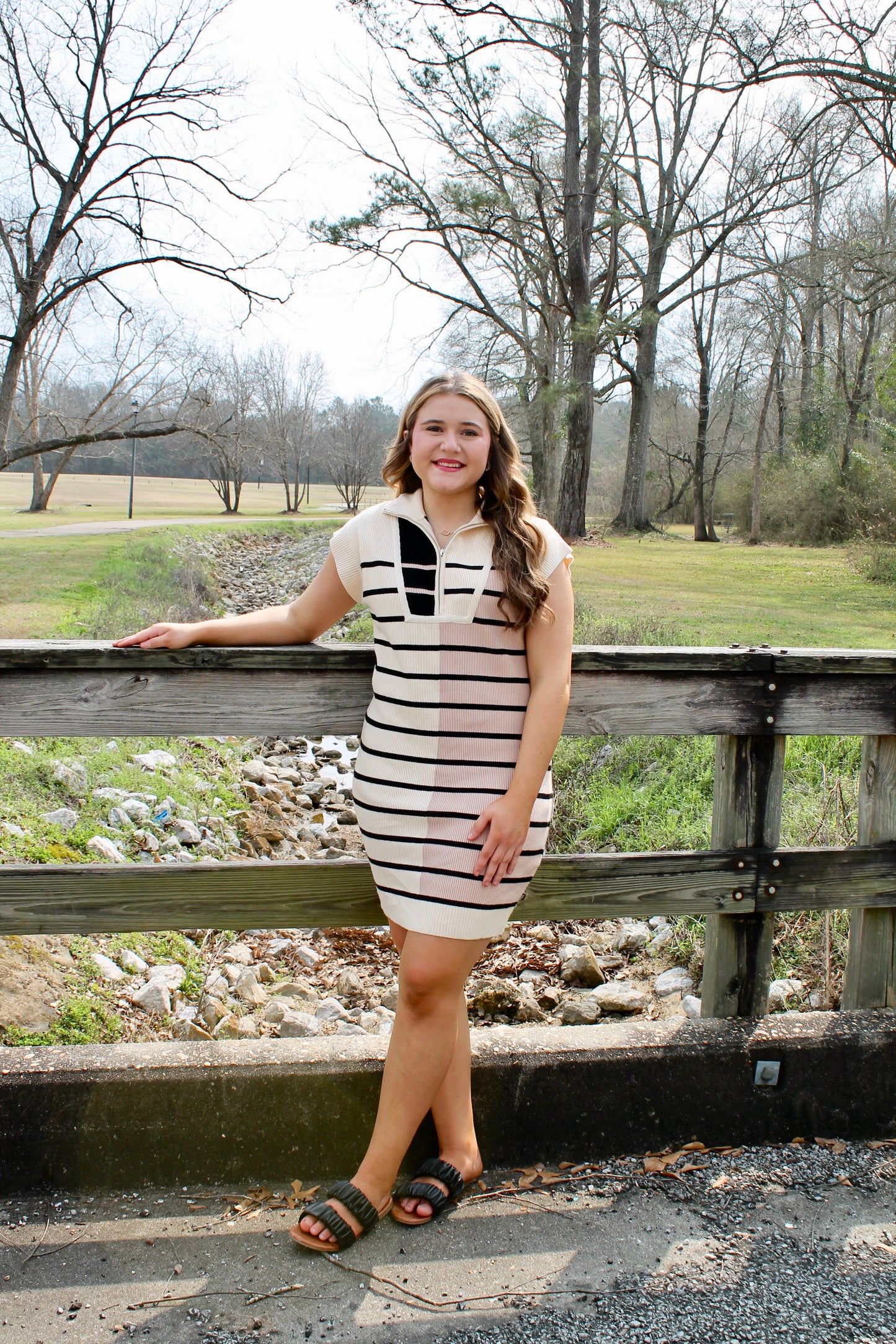 Striped Sweater Dress